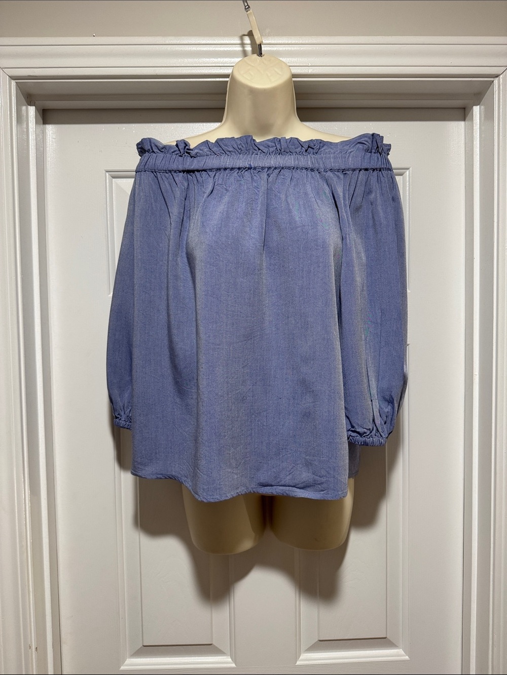 Banana Republic Off-Shoulder Top - Blue